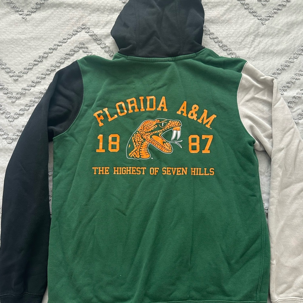 Nike Florida A&M Green and Black Hoodie